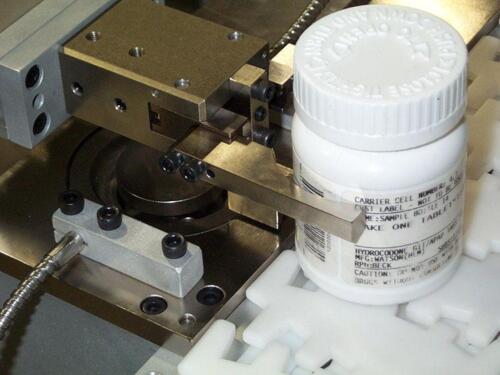 Vision inspect bar code on pharmaceutical bottle